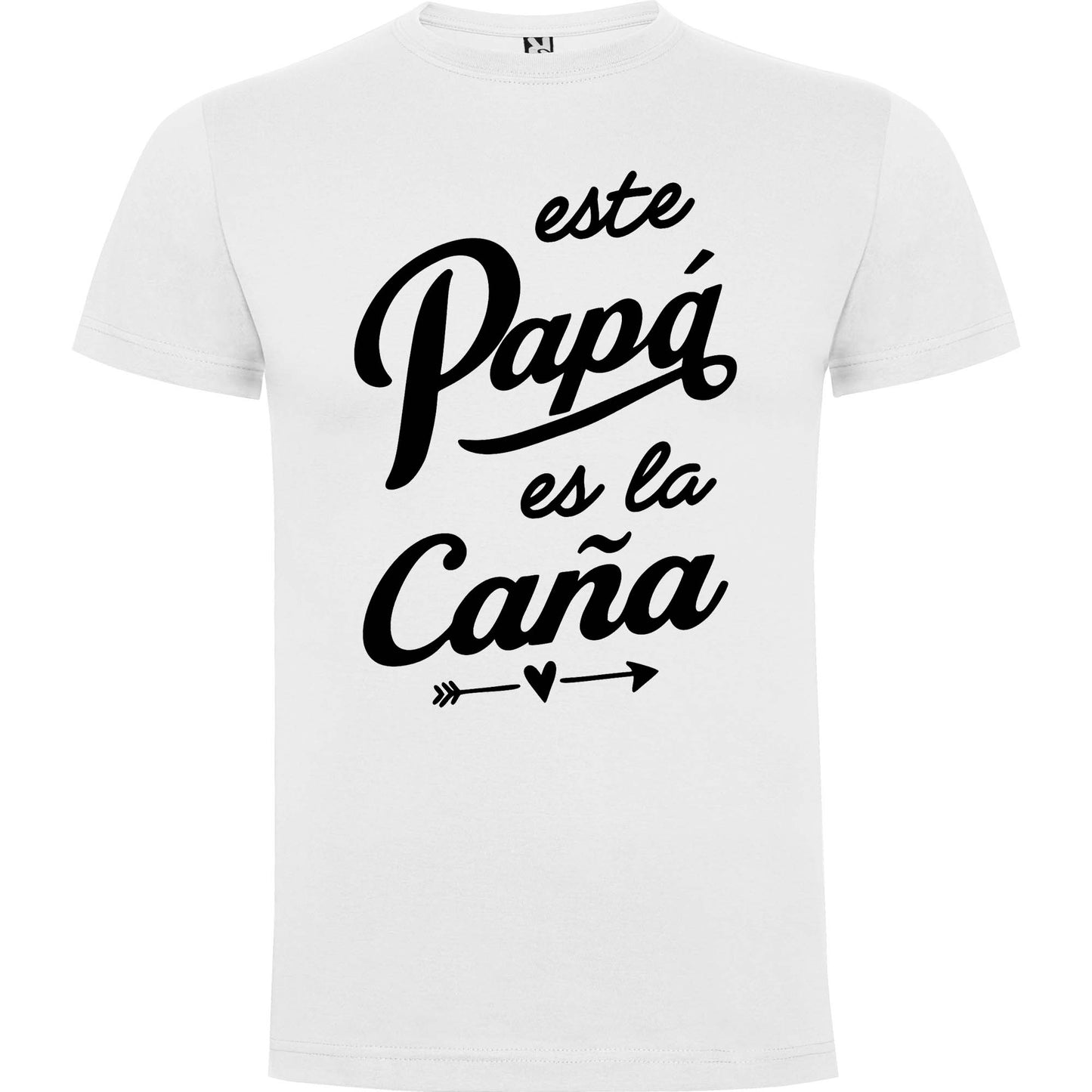 Camiseta personalizada papá es la caña