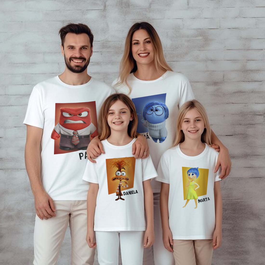 Remeras personalizadas familia online