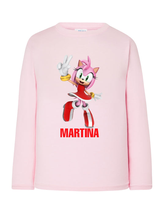 Camiseta personalizada Amy rose sonic