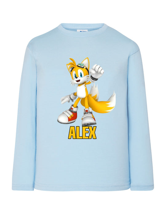 Camiseta Tails sonic personalizada