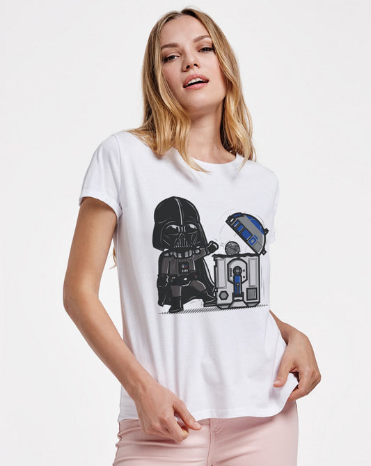 camiseta personalizada mujer darth vader