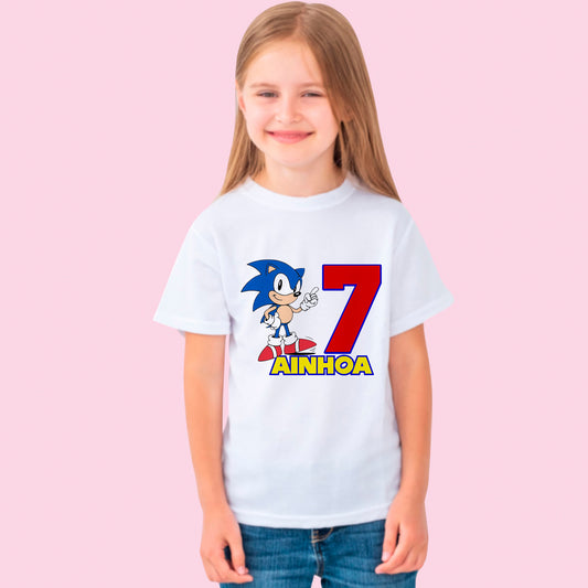 Camiseta personalizada Sonic 7