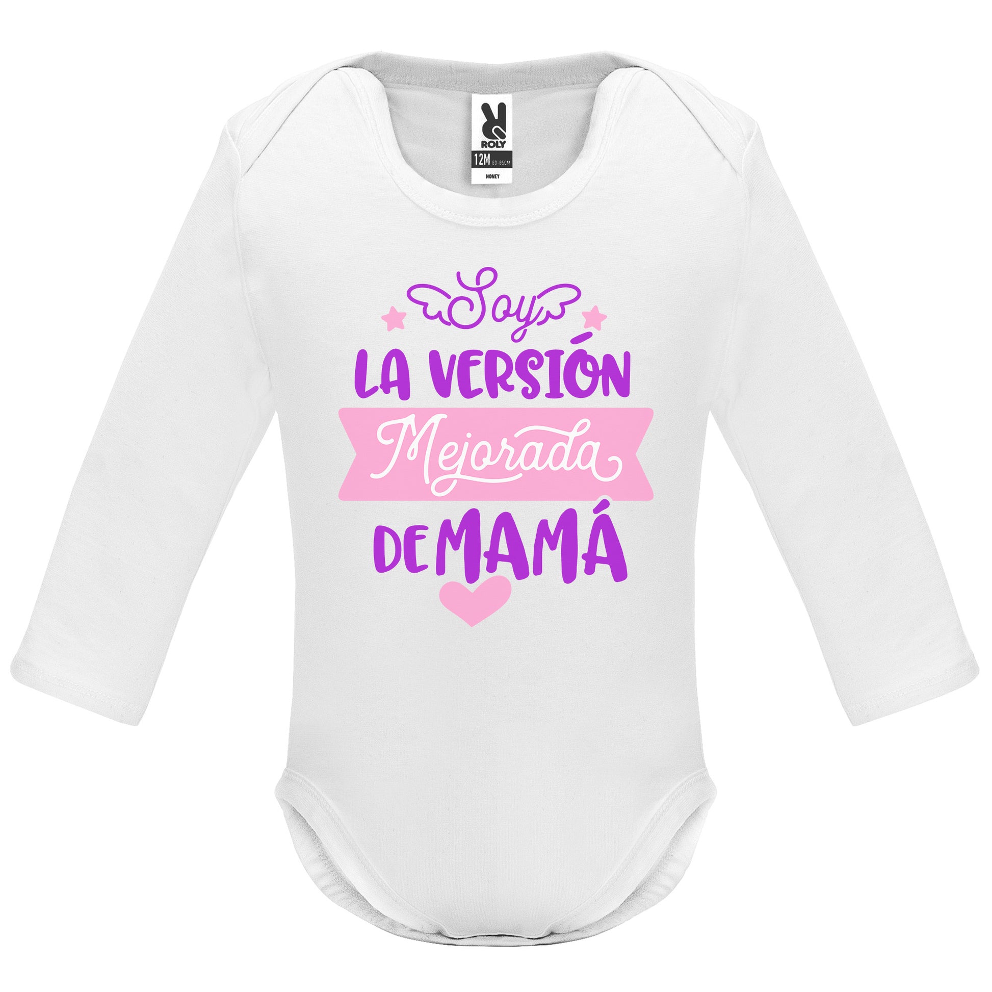 Body personalizado recien nacido 50%Papá + 50% Mamá = 100 % Bebé - Afecto