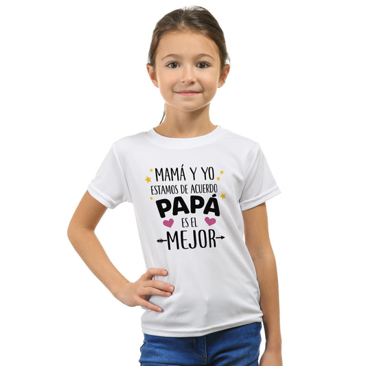 Camiseta personalizada Papá es el mejor